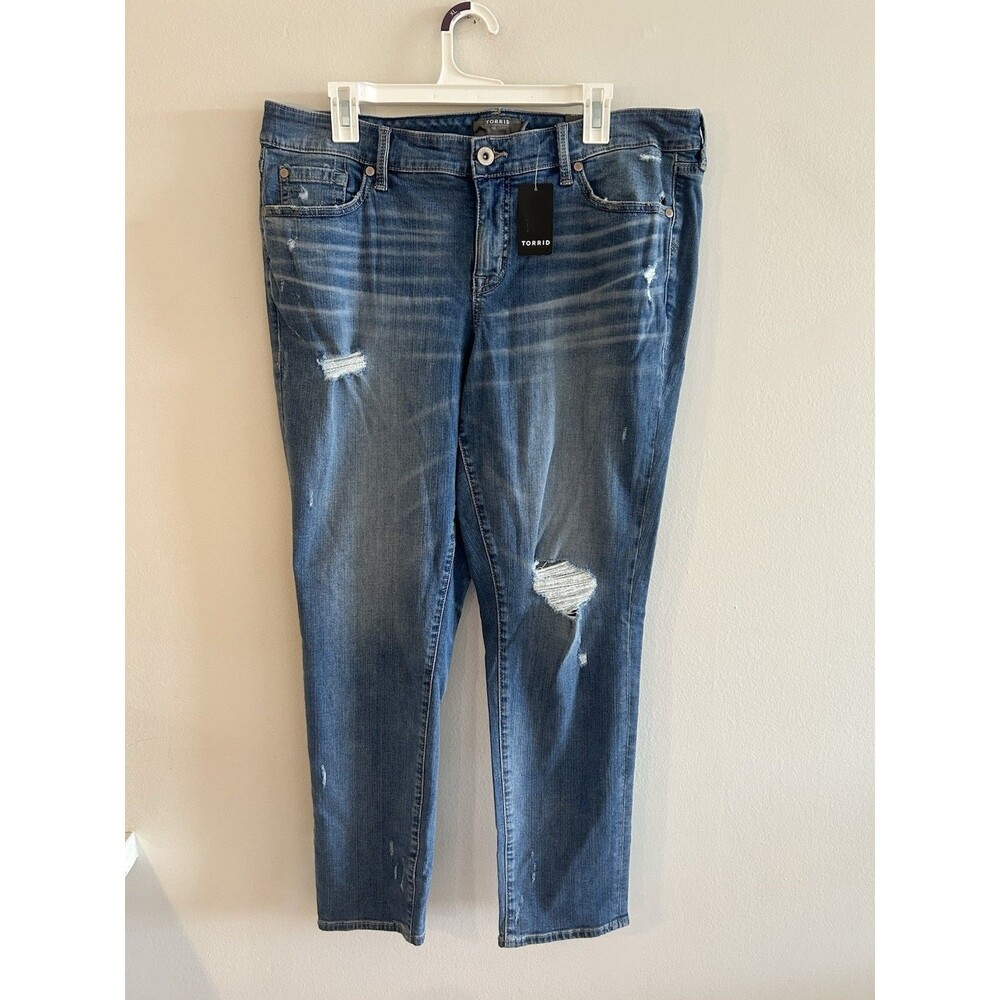 NEW! Torrid Vintage Stretch Boyfriend Straight Women’s Jeans - Size 14R